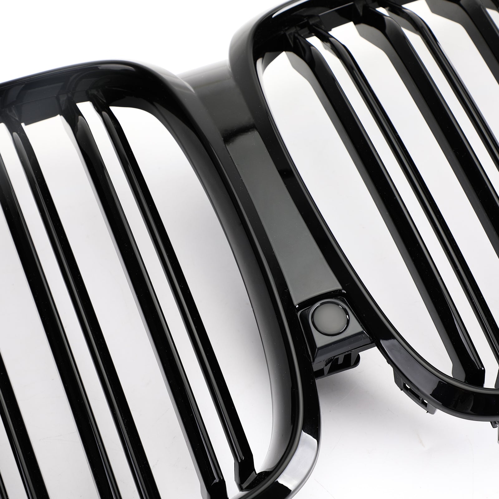 2018-2021 BMW X5 G05 Front Kidney Grille Gloss Black Grill Dual Fin
