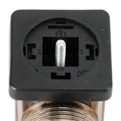 5Pcs Transparent Solenoid Valve Coil 4 Pin Plug Connector Voltage Accessories