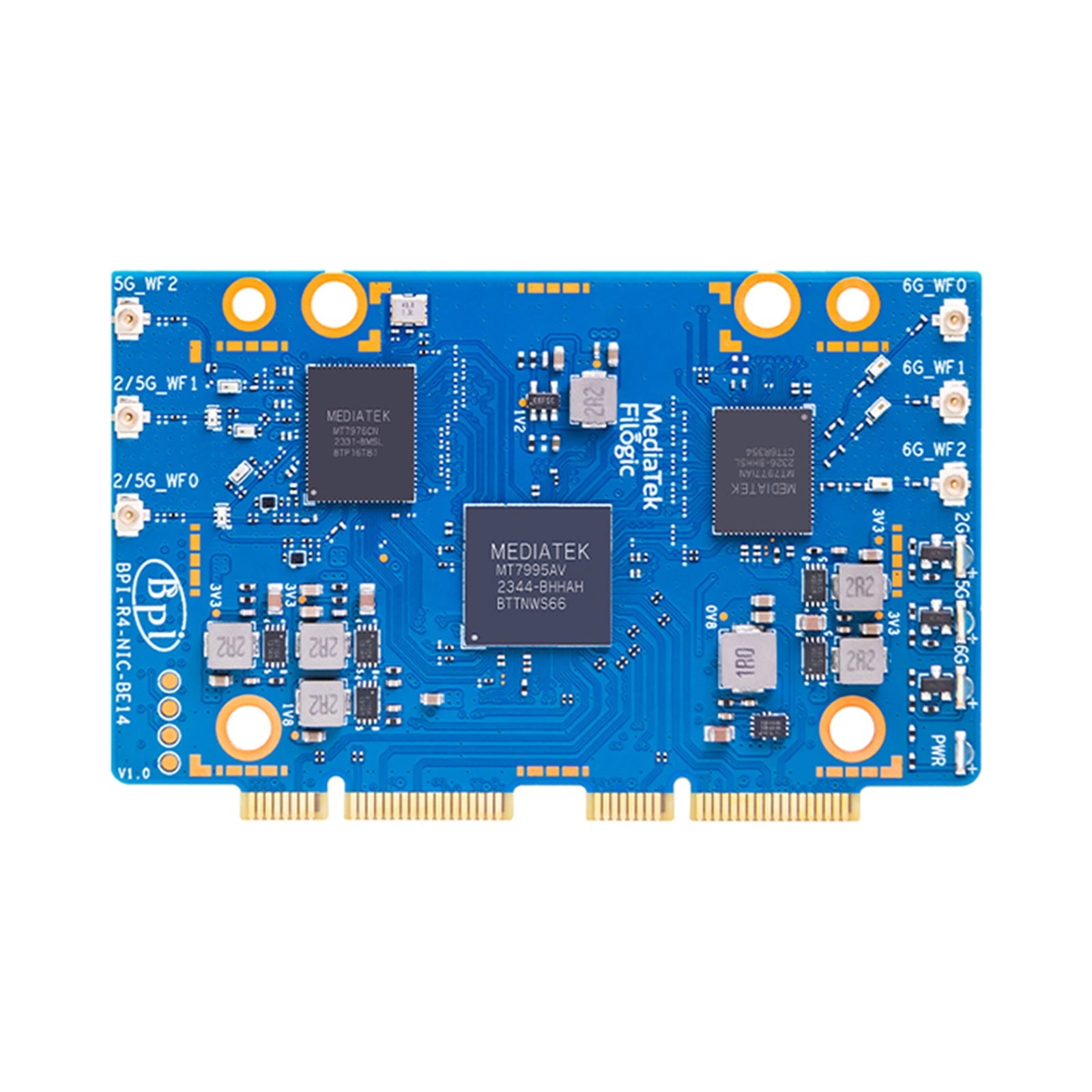 BPI-R4-NIC-BE14 Open Source Router BPI-R4-WiFi7 Module Banana Pi R4 WiFi7 Module