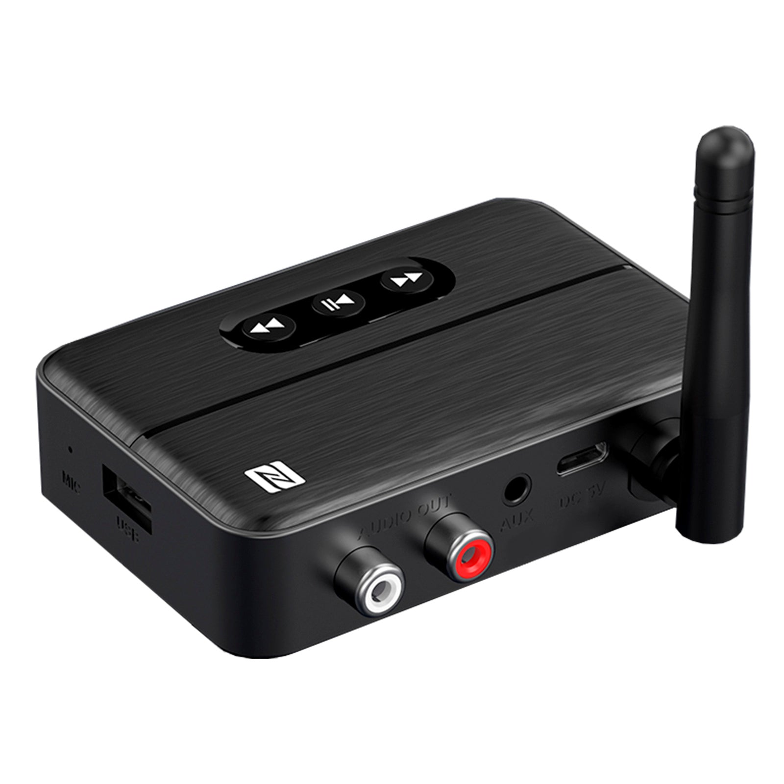 NFC Bluetooth 5.4 Audio Receiver AUX/RCA Amplifier USB Flash Drive to Play Music
