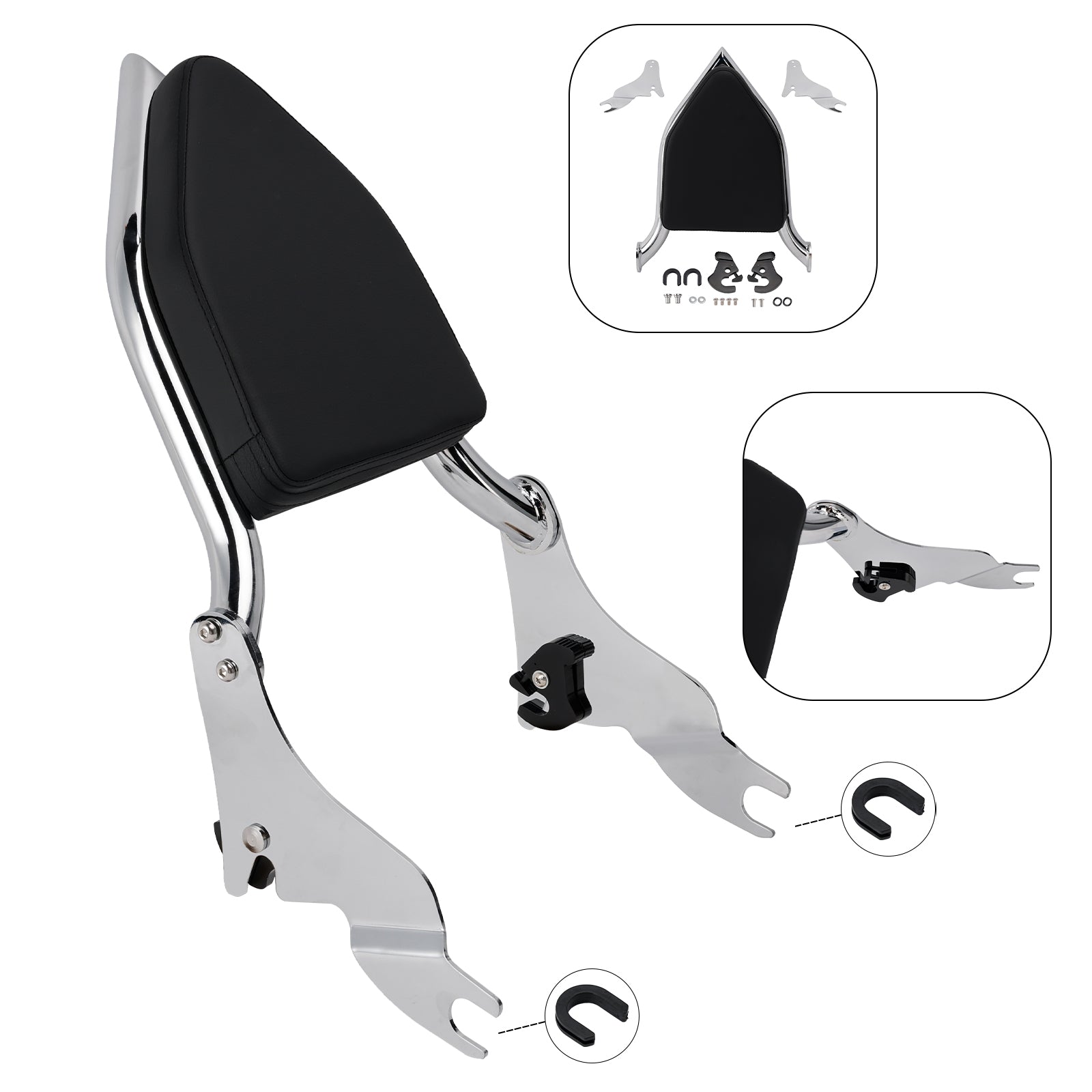 2009-2024 STREET GLIDE FLHX Passenger Sissy Bar Backrest