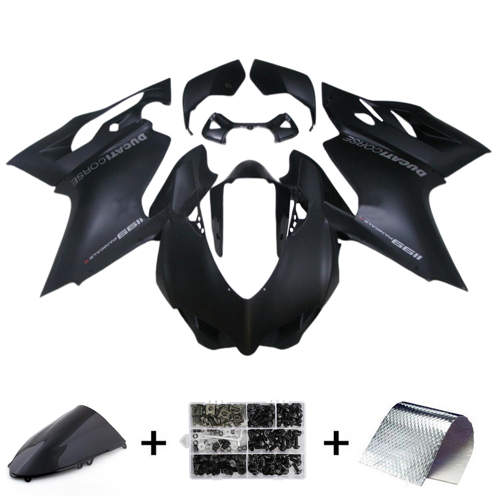 2012-2015 Ducati 1199 899 Injection Fairing Kit Bodywork Plastic ABS#105