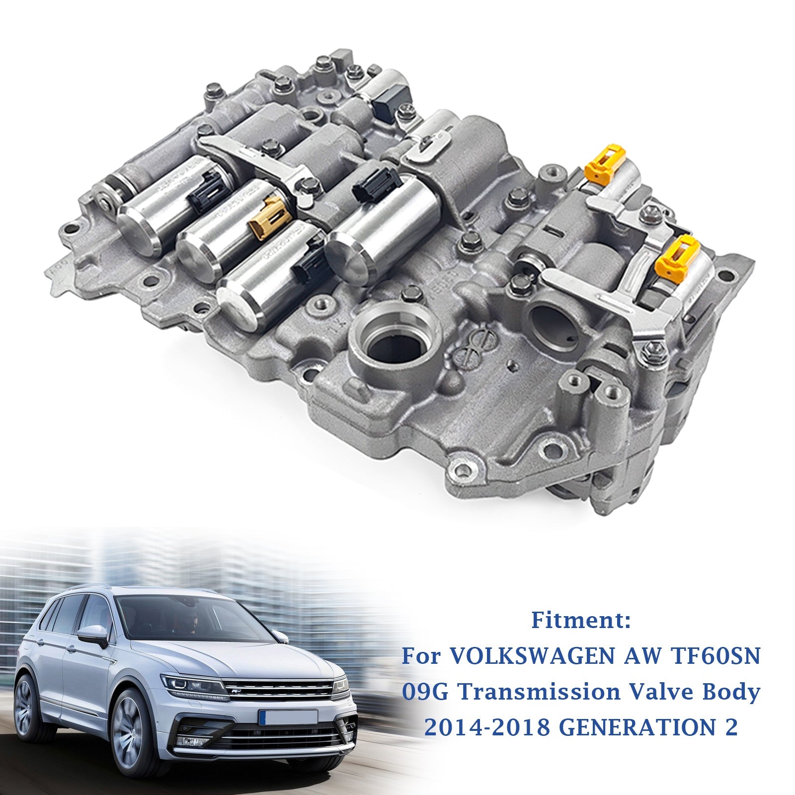 2014-2018 VOLKSWAGEN AW GENERATION 2 TF-60SN 09G Transmission Valve Body (GEN 2) #75050