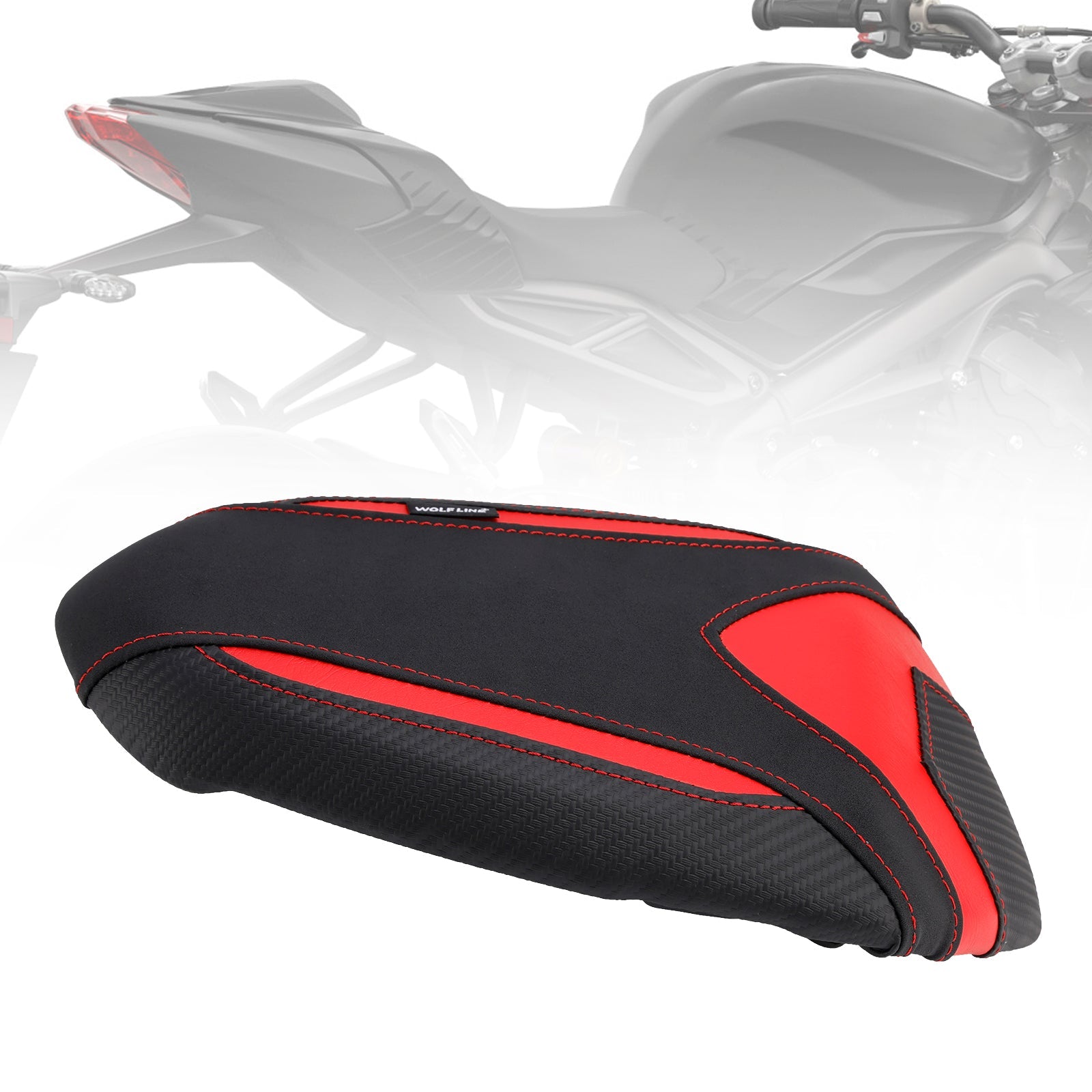 2019-2024 Triumph Street Triple Rear 765 765S 765R Passenger Seat Cushion Pu Pillion Flat Black