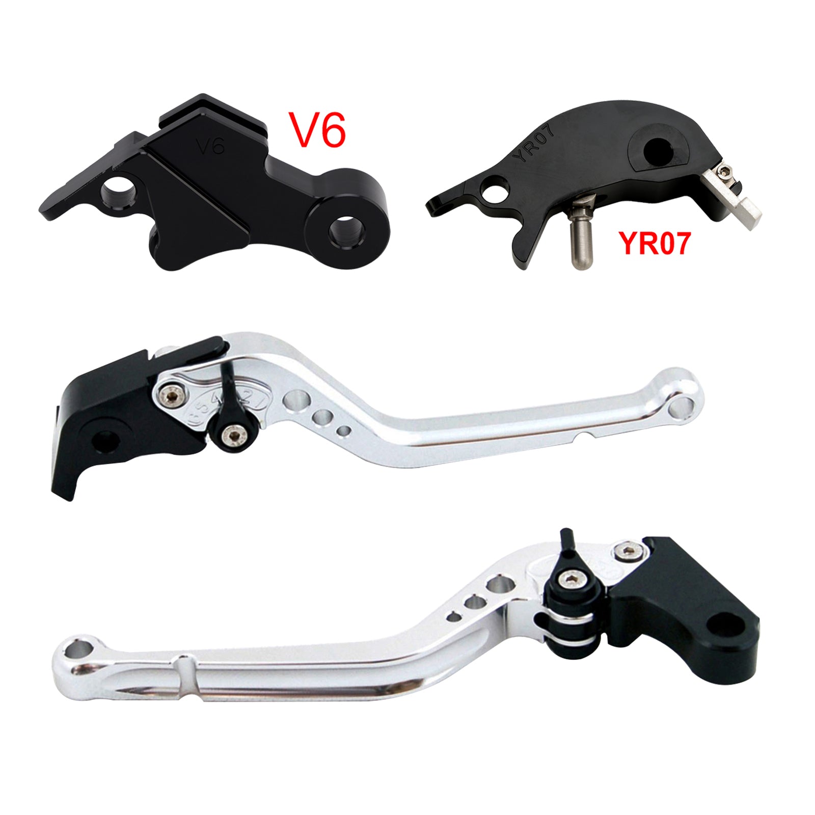 Long Clutch Brake Lever fit for YAMAHA XSR900 XSR900GP MT-09 MT-09SP 2024-2025