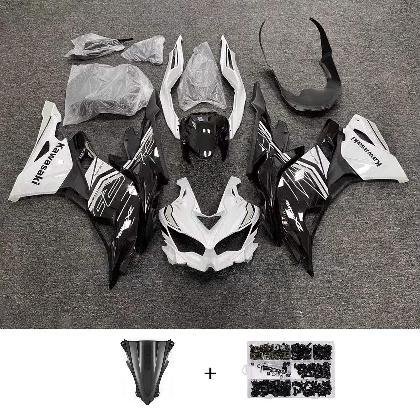 Injection Fairing Kit fit For Kawasaki Ninja ZX-25R ZX-4R ZX-4RR 2019-2025