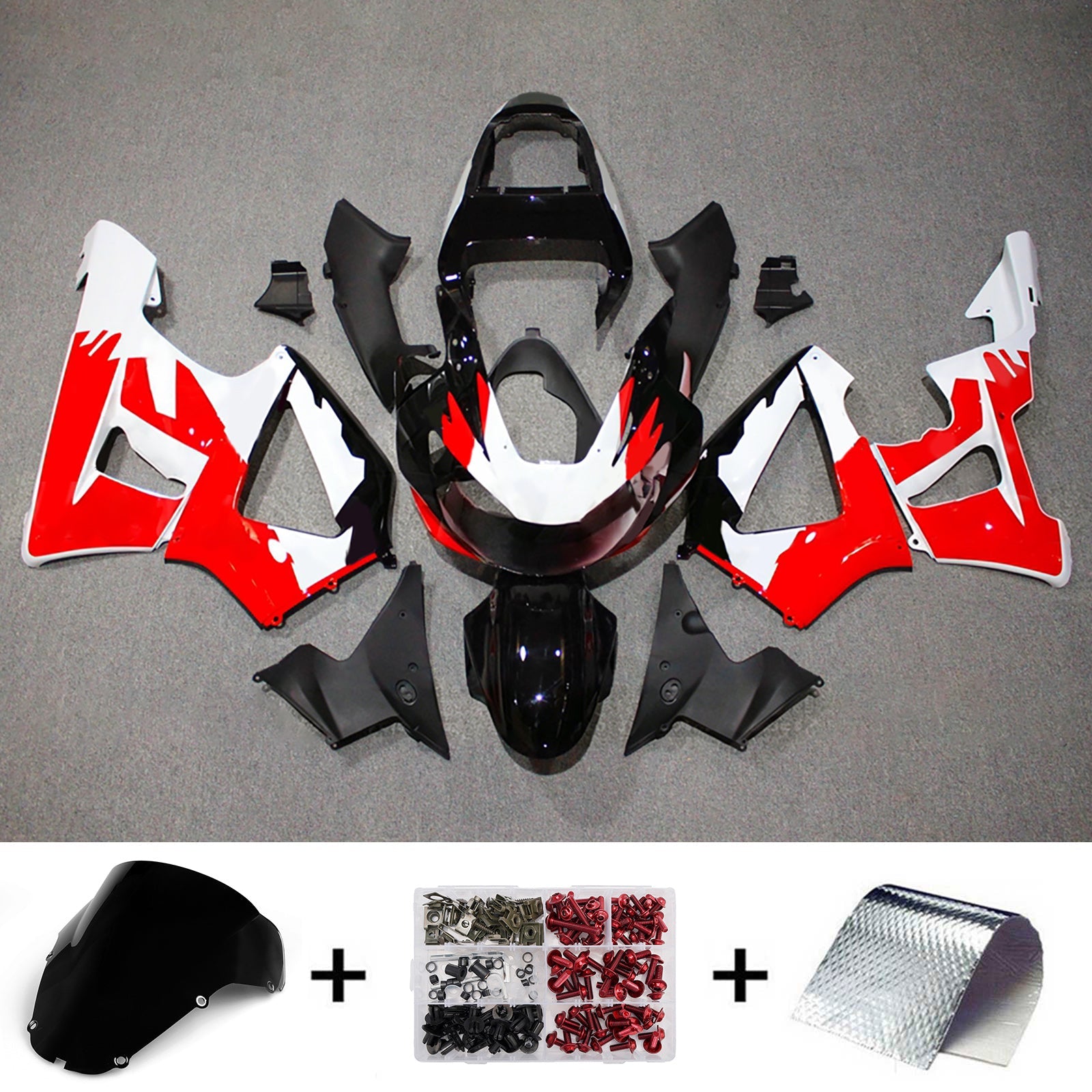 Injection Fairing Kit Bodywork Plastic ABS For Honda CBR929RR 2000-2001