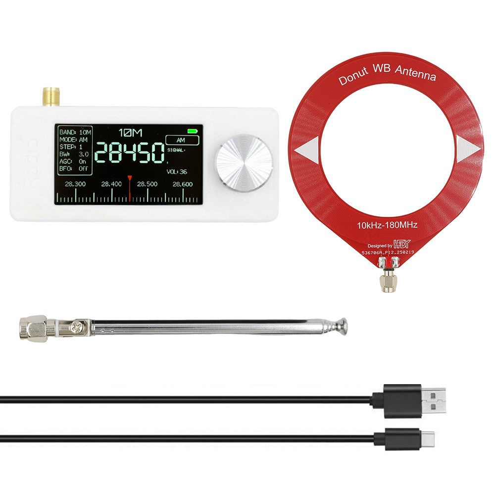SI4732 Portable Radio 0.5-108MHz LSB AM FM Mini Pocket All-Band Radio Receiver