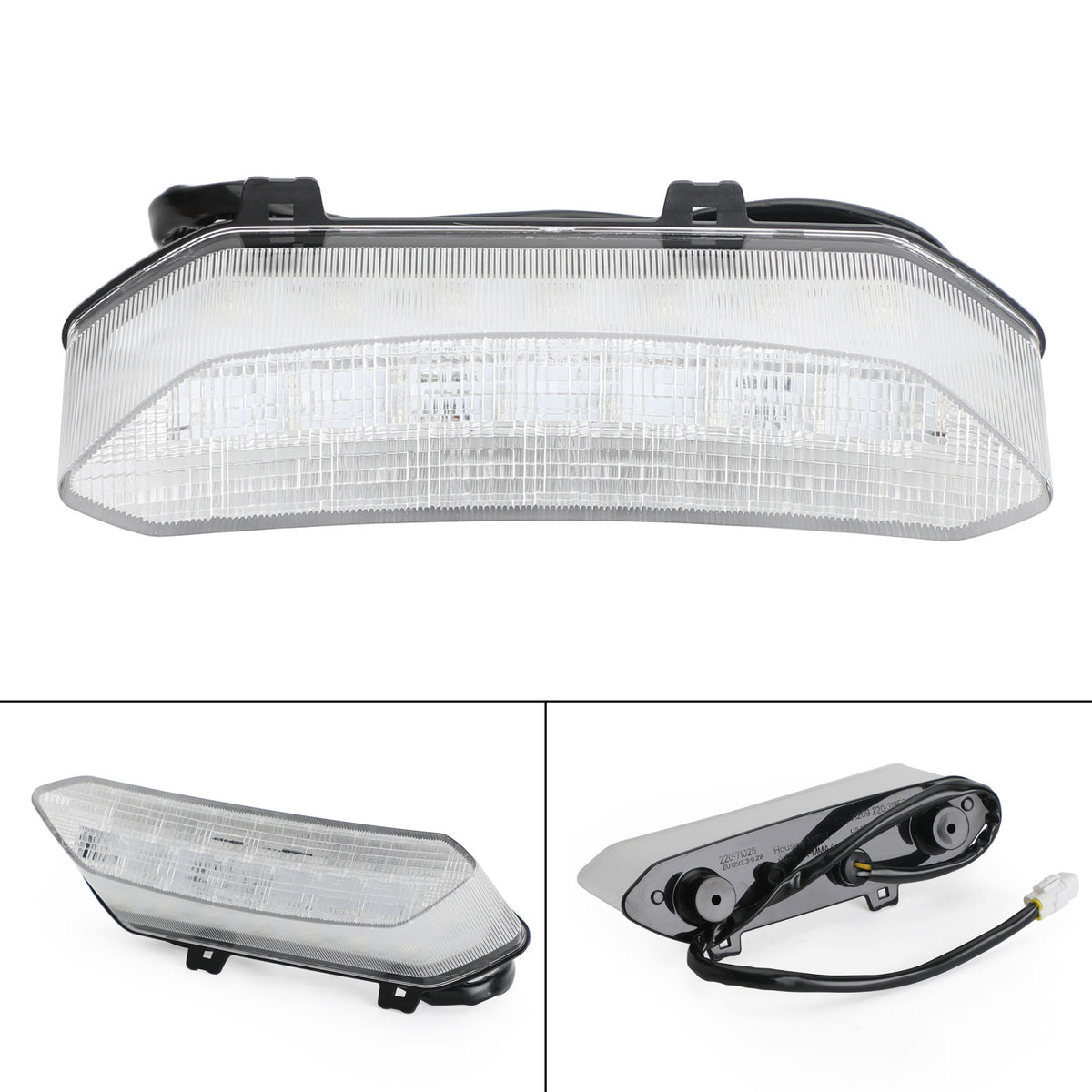 LED Brake Tail Light Fit For Yamaha Raptor 700/700R YFZ450R 2006-2018 Clear