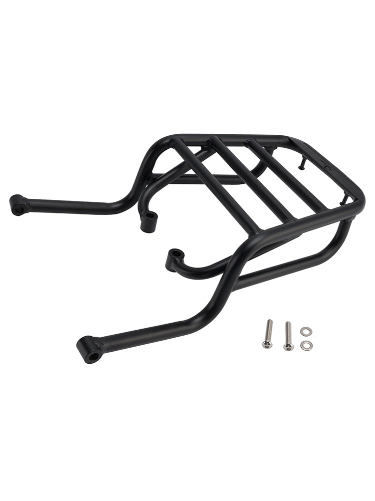 REAR RACK TUBE TYPE LUGGAGE CARRIER - BLACK FOR HIMALAYAN & SCRAM 411 22-2024