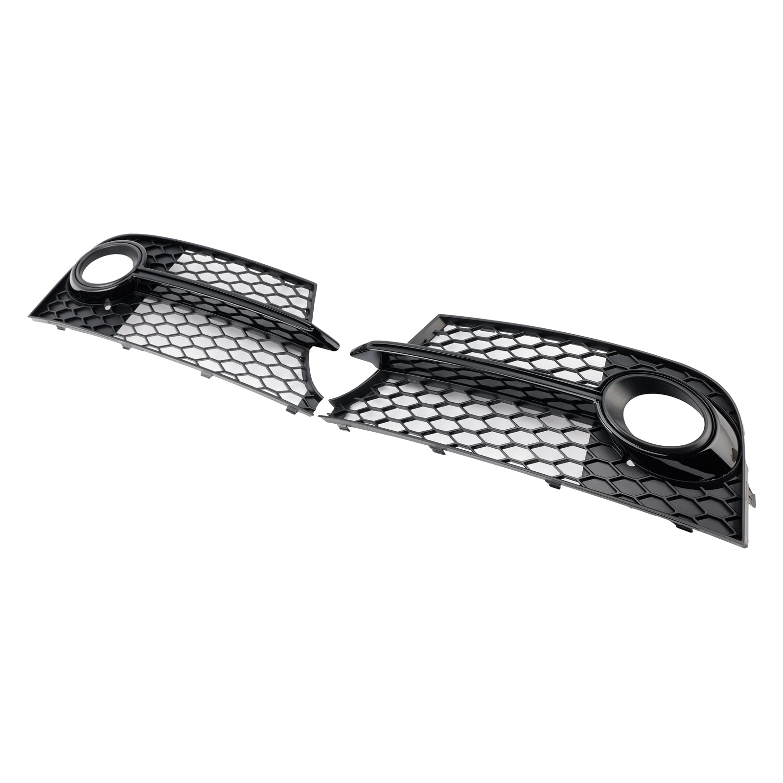 2011-2014 Audi TT MK2 S-Line TTS Honeycomb Front Bumper Fog Light Grille