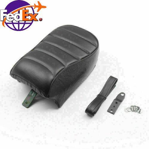 16-18 XL883N 883 Black S3 Leather Rear Seat Sportster Passenger Iron Fit Pad