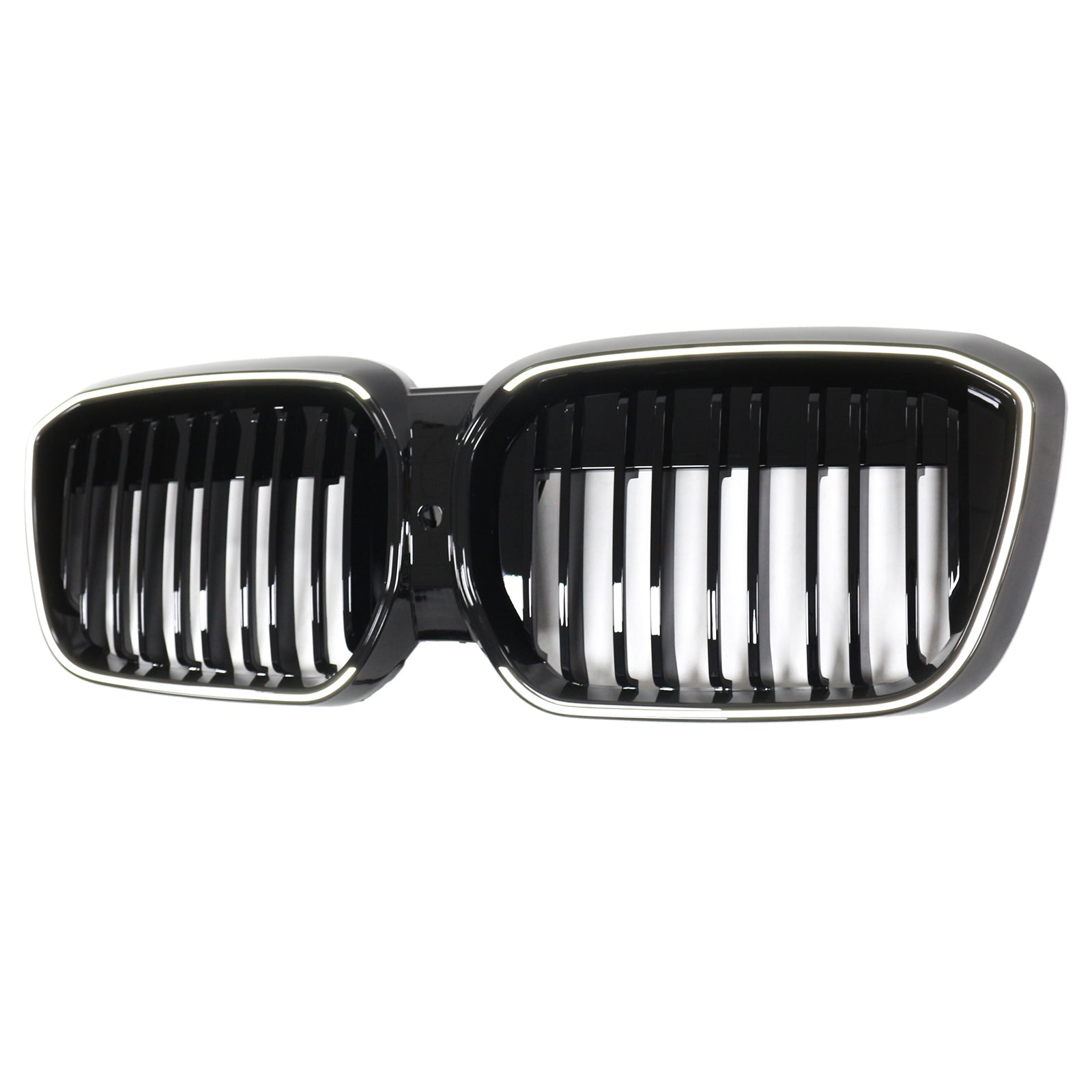 2022-2024 BMW IX3 G08 LCI Double Slat Gloss Black Front Kidney Grill Grille