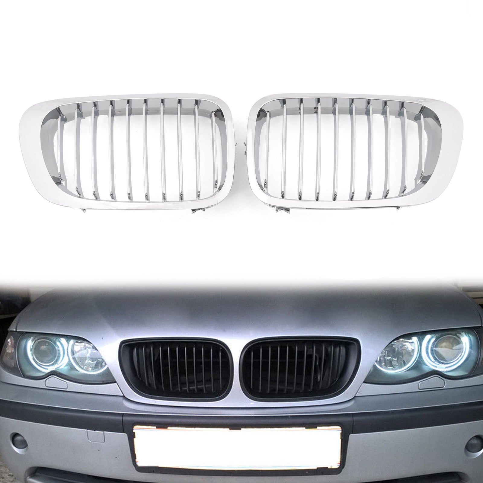 1999-2002 BMW E46 2 Doors 3 Series Front Fence Grill Grille