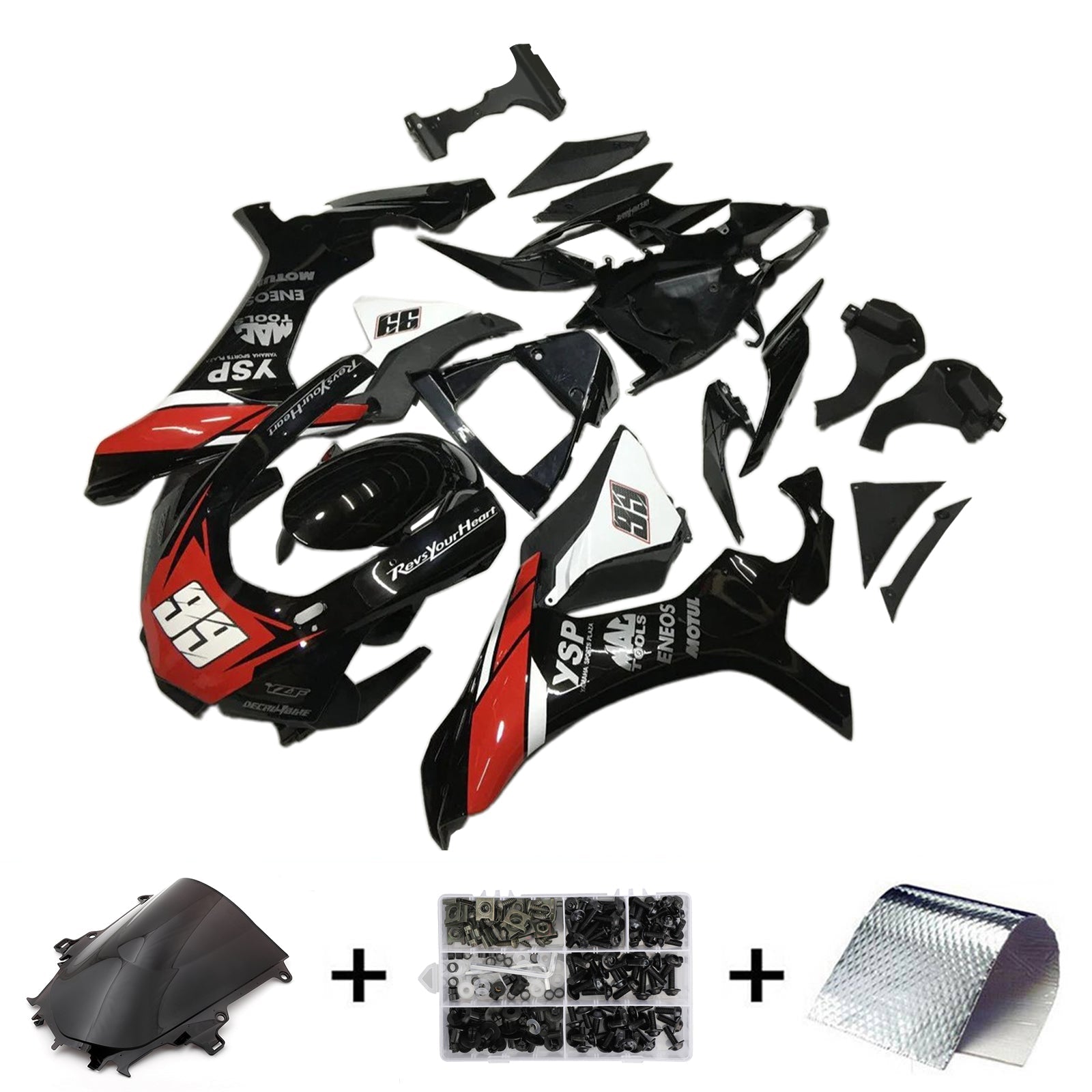2020-2025 Yamaha YZF R1 Injection Fairing Kit Bodywork Plastic ABS #101