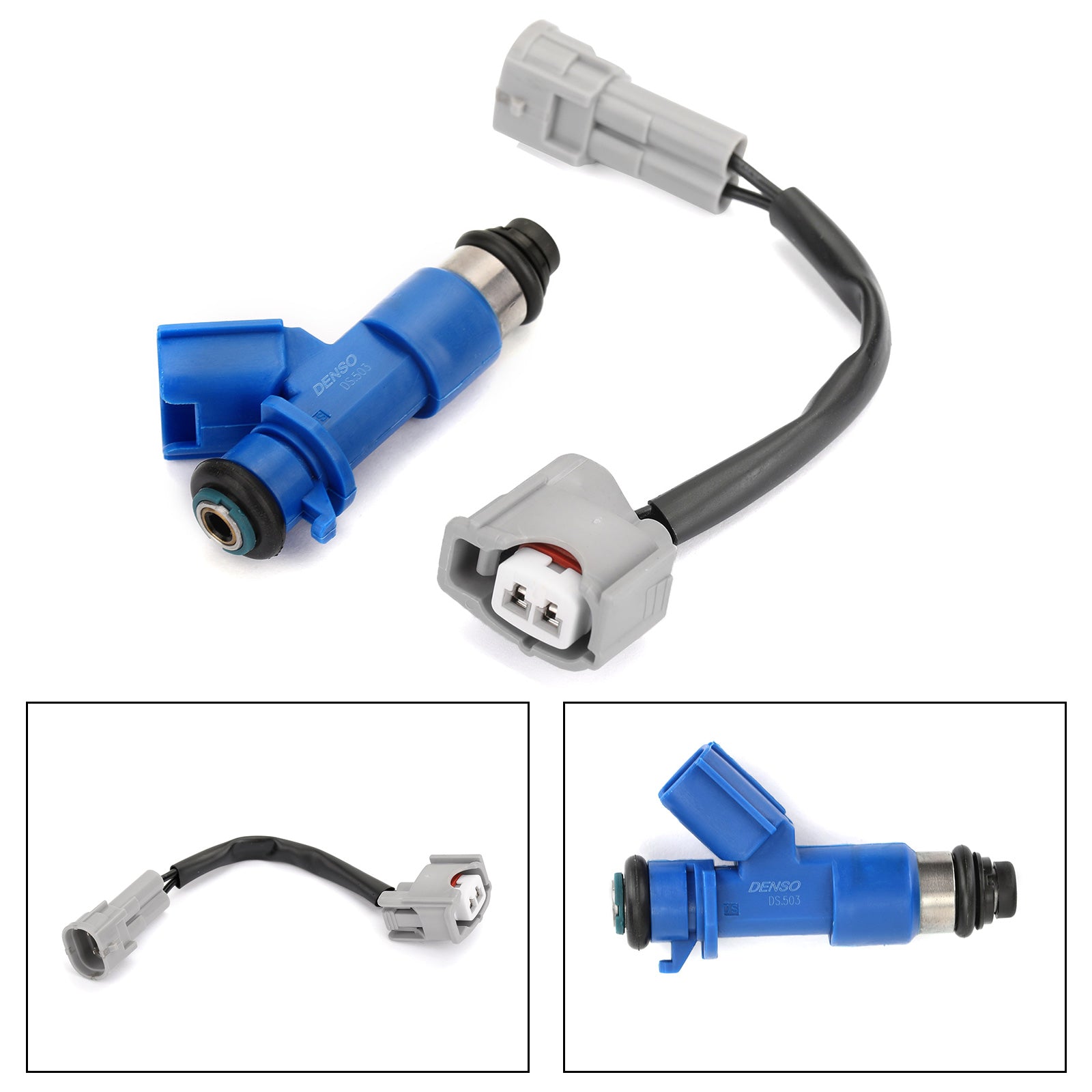 Honda Civic Acura RSX W/Adapters 410CC 1PCS Fuel Injectors 16450-RWC-A01 16450RWCA01 EWLKJ00429 Generic