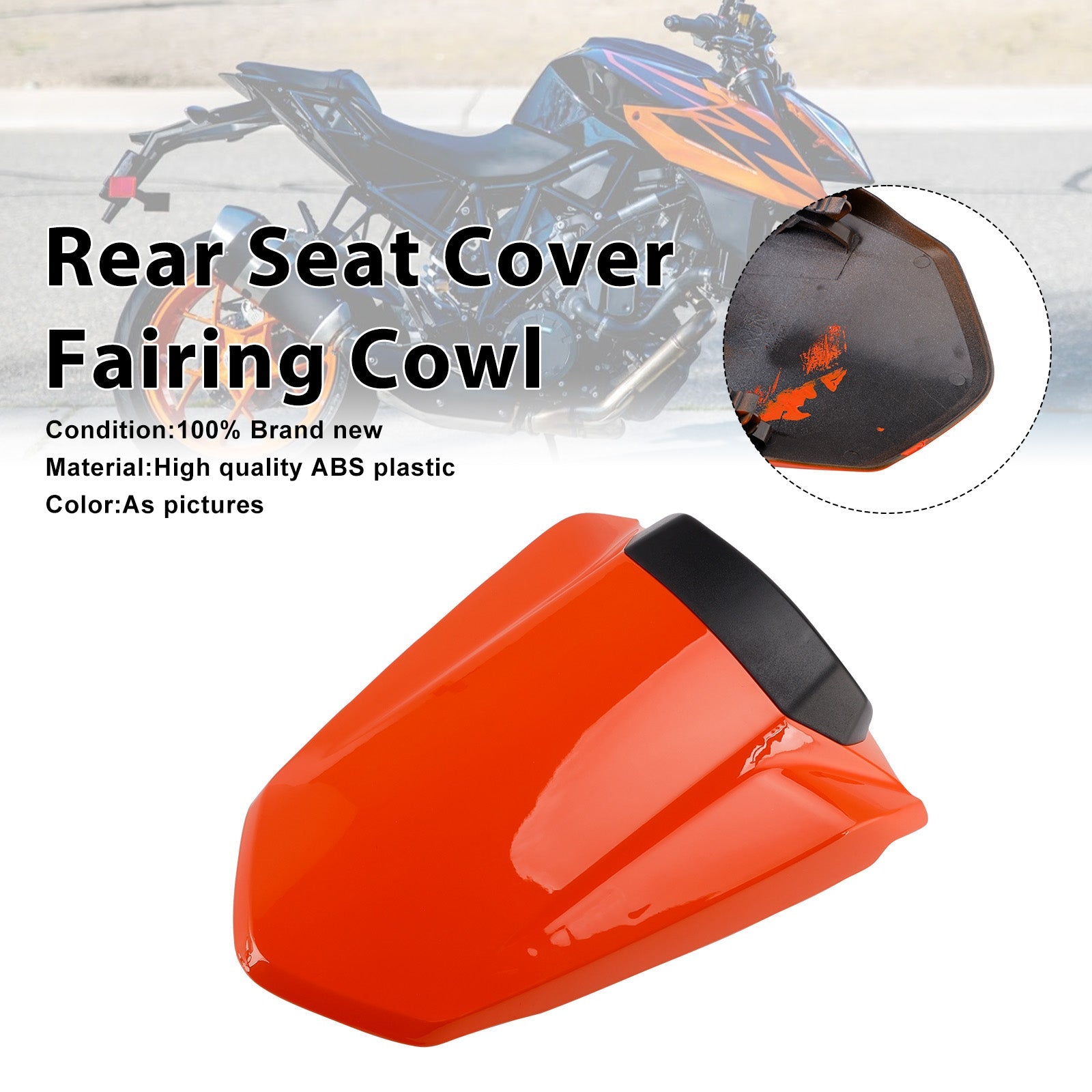 2014-2019 For 1290 Super Duke R Rear Pillion Seat Cover Fairing Cowl
