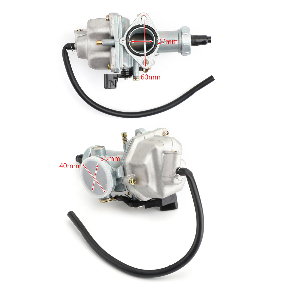 4-stroke Carburetor PZ27mm For 125cc 150cc 200cc 250cc 300cc ATV Bike Go Karts