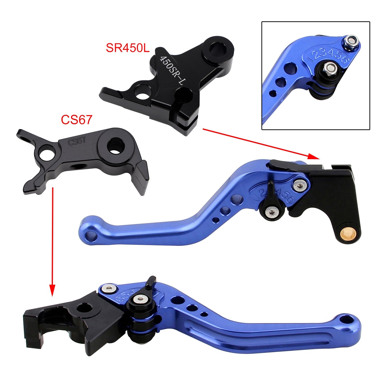 NEW Short Clutch Brake Lever fit for VOGE DS900X 900DSX 2024-2026