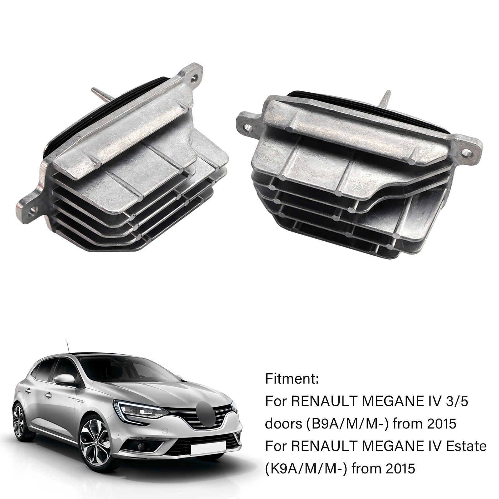 2015 RENAULT MEGANE IV 3/5 doors (B9A/M/M) Left & Right Headlight DRL Control Module 285753299R