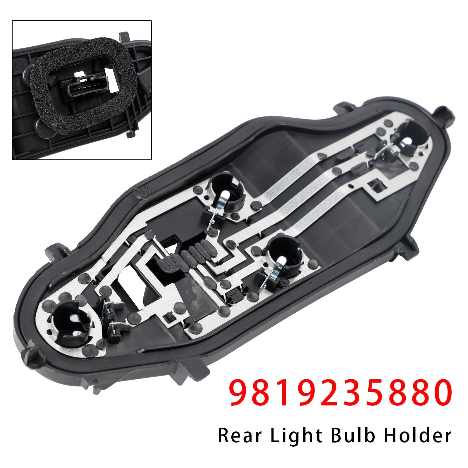 Left Rear Light Bulb Holder For Peugeot Partner Berlingo Combo 2019-2024
