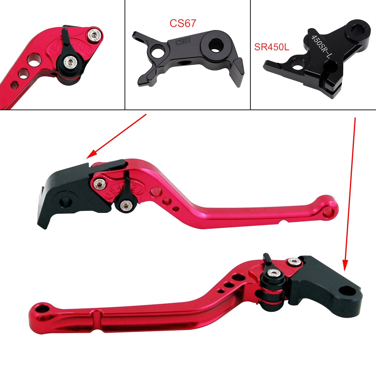 Long Clutch Brake Lever fit for VOGE DS900X 900DSX 2024-2026