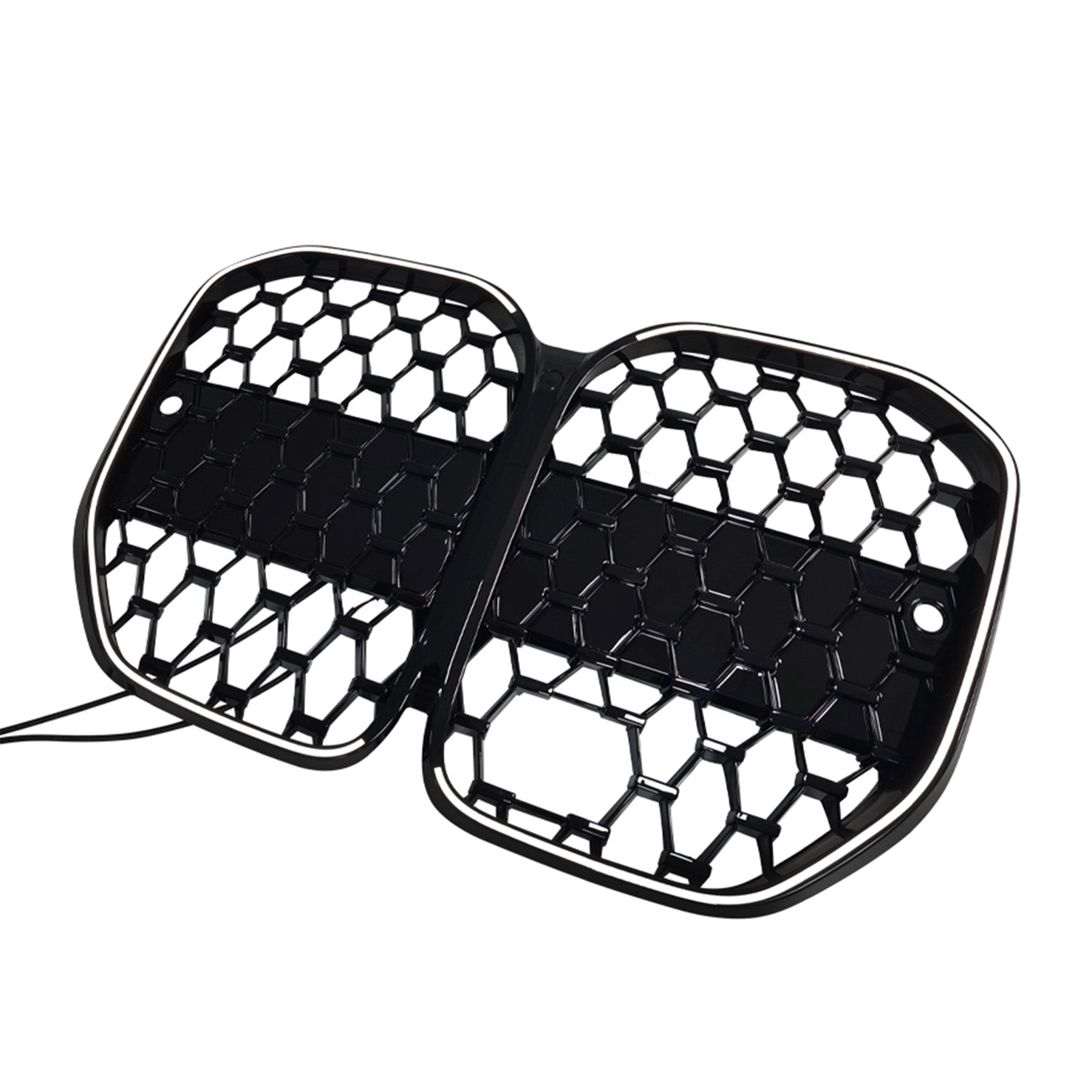 2020-2025 Fit BMW 4 Series G22 G23 G82 W/ ACC Black Front Bumper Grille Grill