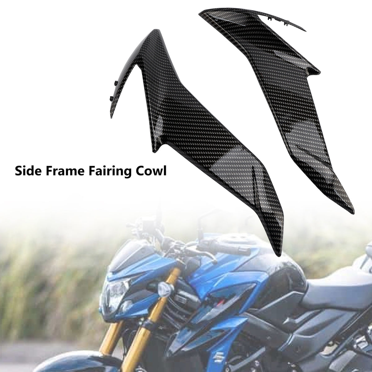 Side Frame Fairing Cowl Radiator Cover For Suzuki GSXS GSX-S750 2017-2021
