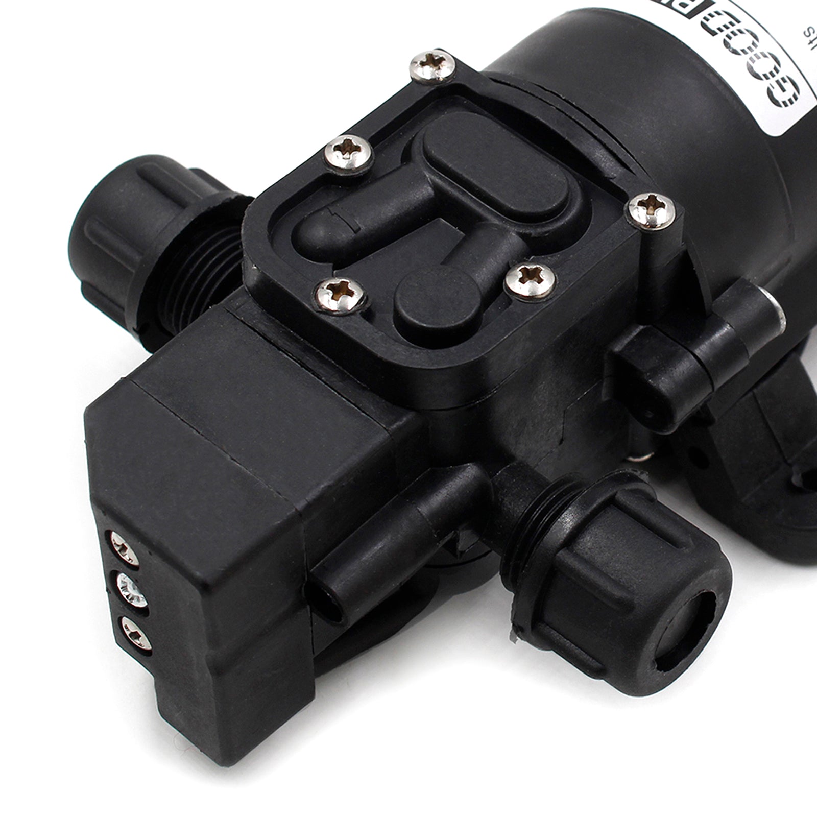 130Psi Dc12V 72W High Pressure Diaphragm Water Self Priming Pump Auto Switch, Screw Thread