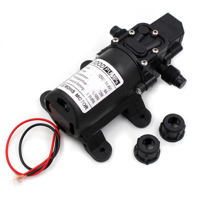 130Psi Dc12V 72W High Pressure Diaphragm Water Self Priming Pump Auto Switch, Screw Thread