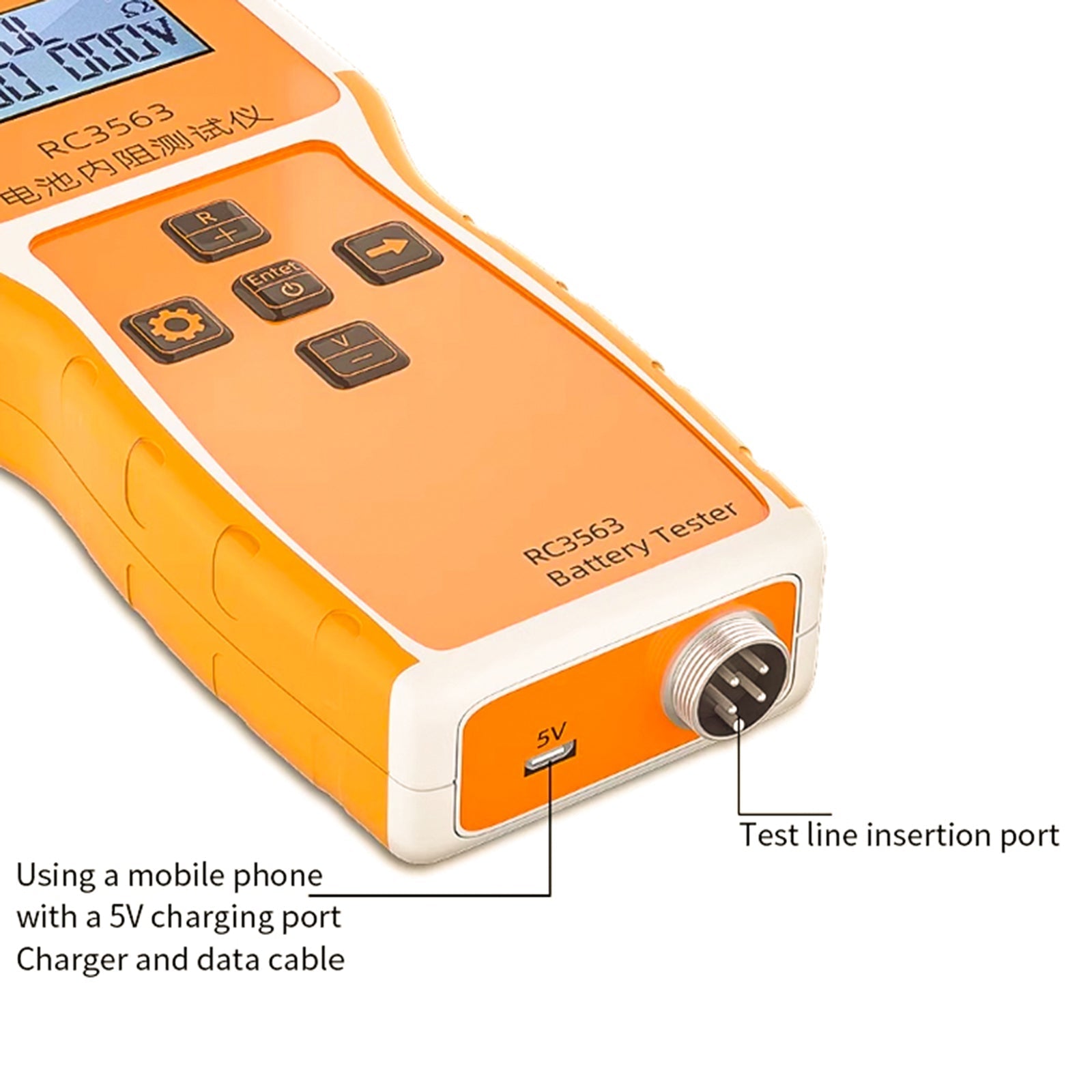 RC3563 Battery Voltage Meter Internal Resistance Voltage Tester Detector