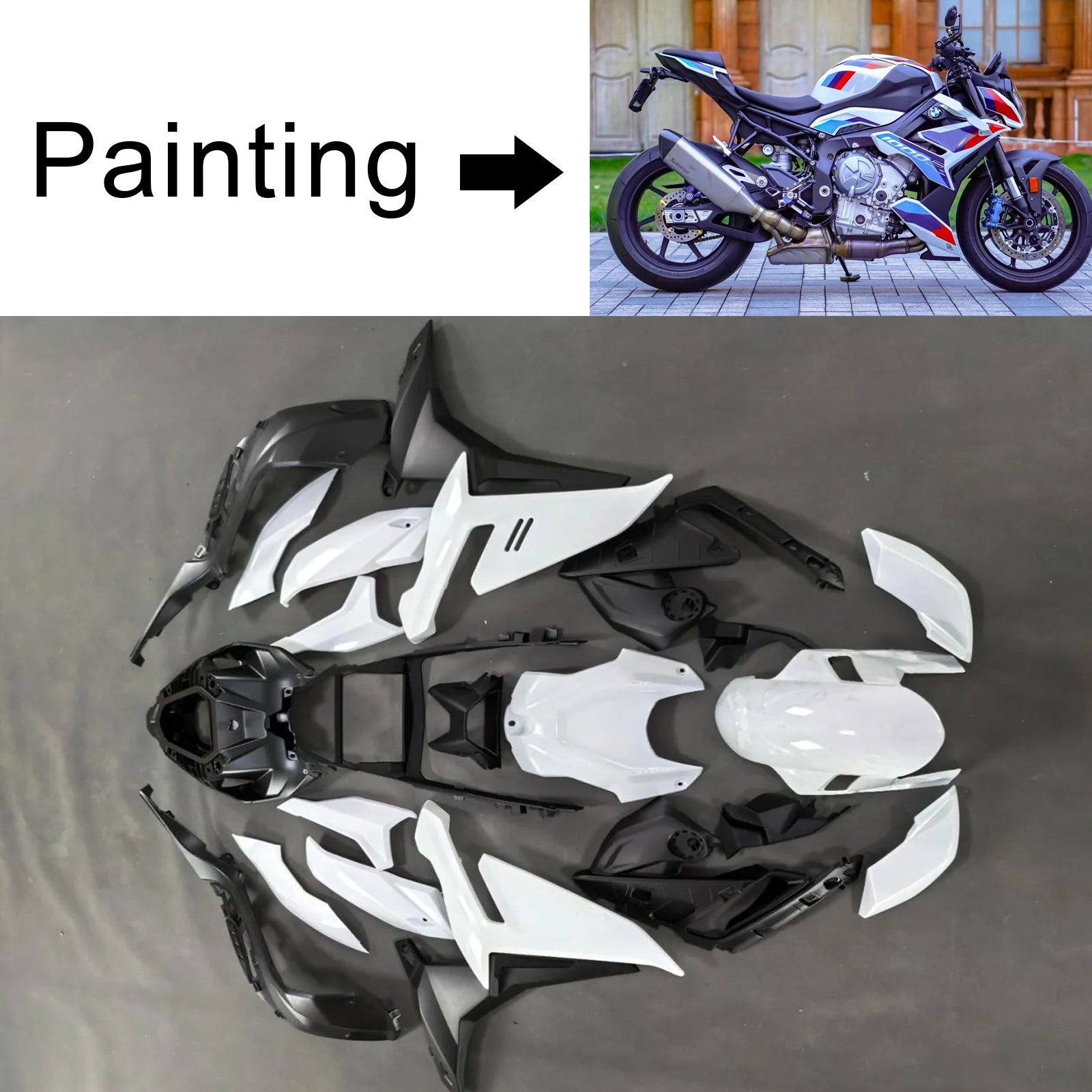 2021-2025 BMW S1000R Injection Fairing Kit Bodywork Plastic ABS