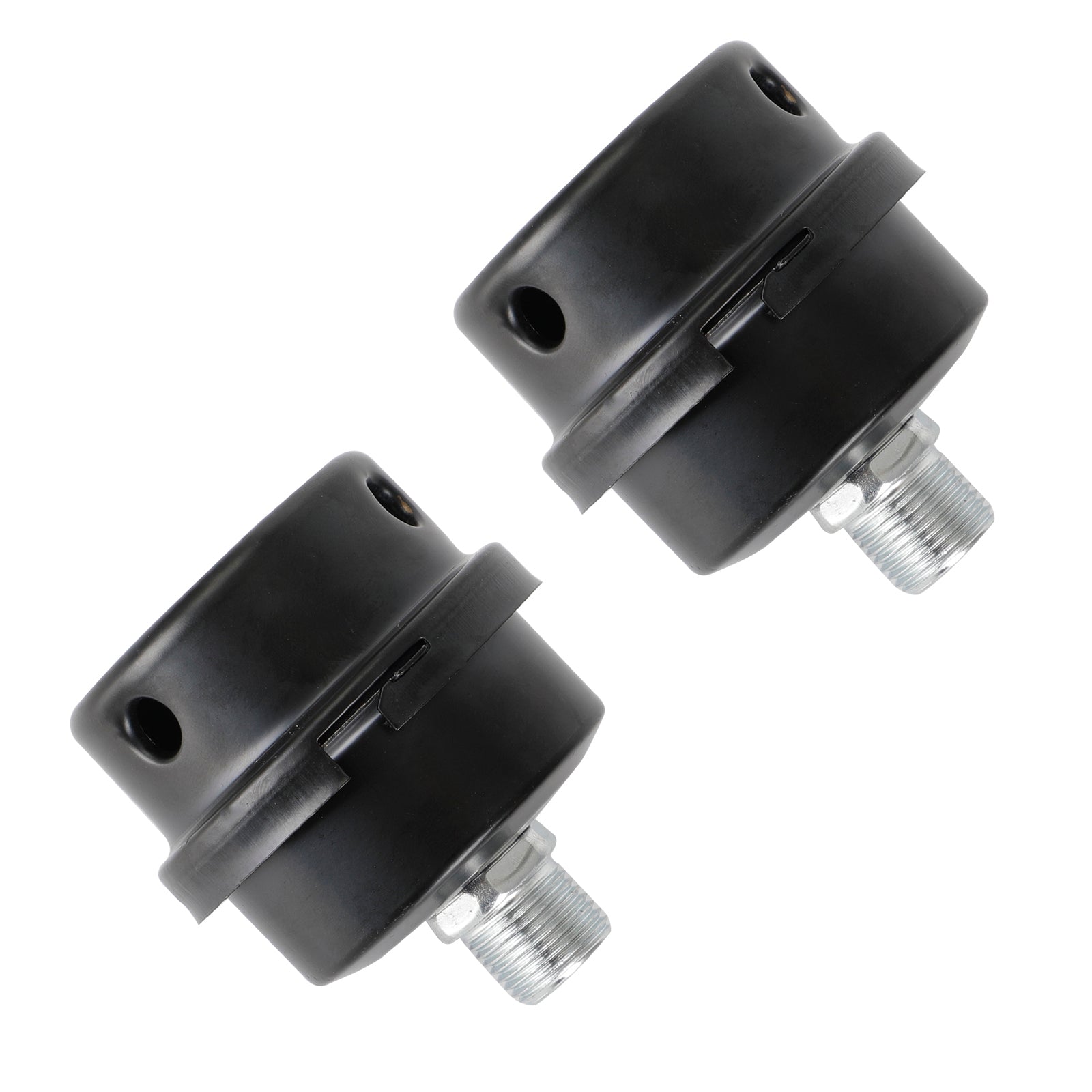 2x Filter Metal Air Compressor Intake Filter Noise Muffler Silencer 13/16/20mm