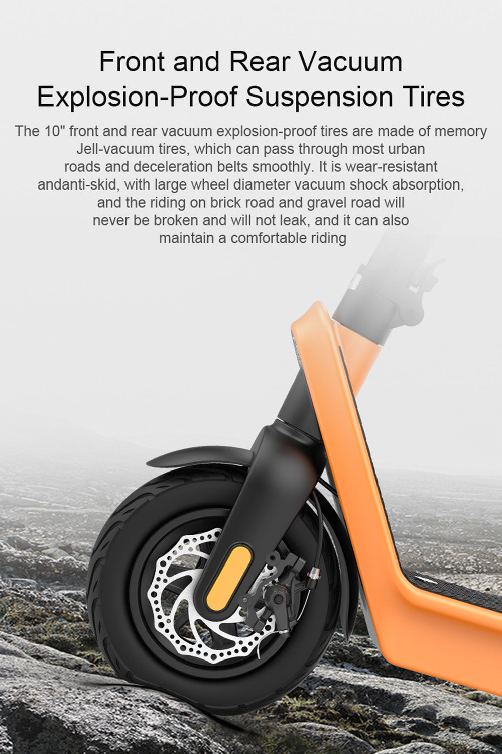 40km/h 10" Folding Electric Scooter 500W Range 70KM For Adult City Commute