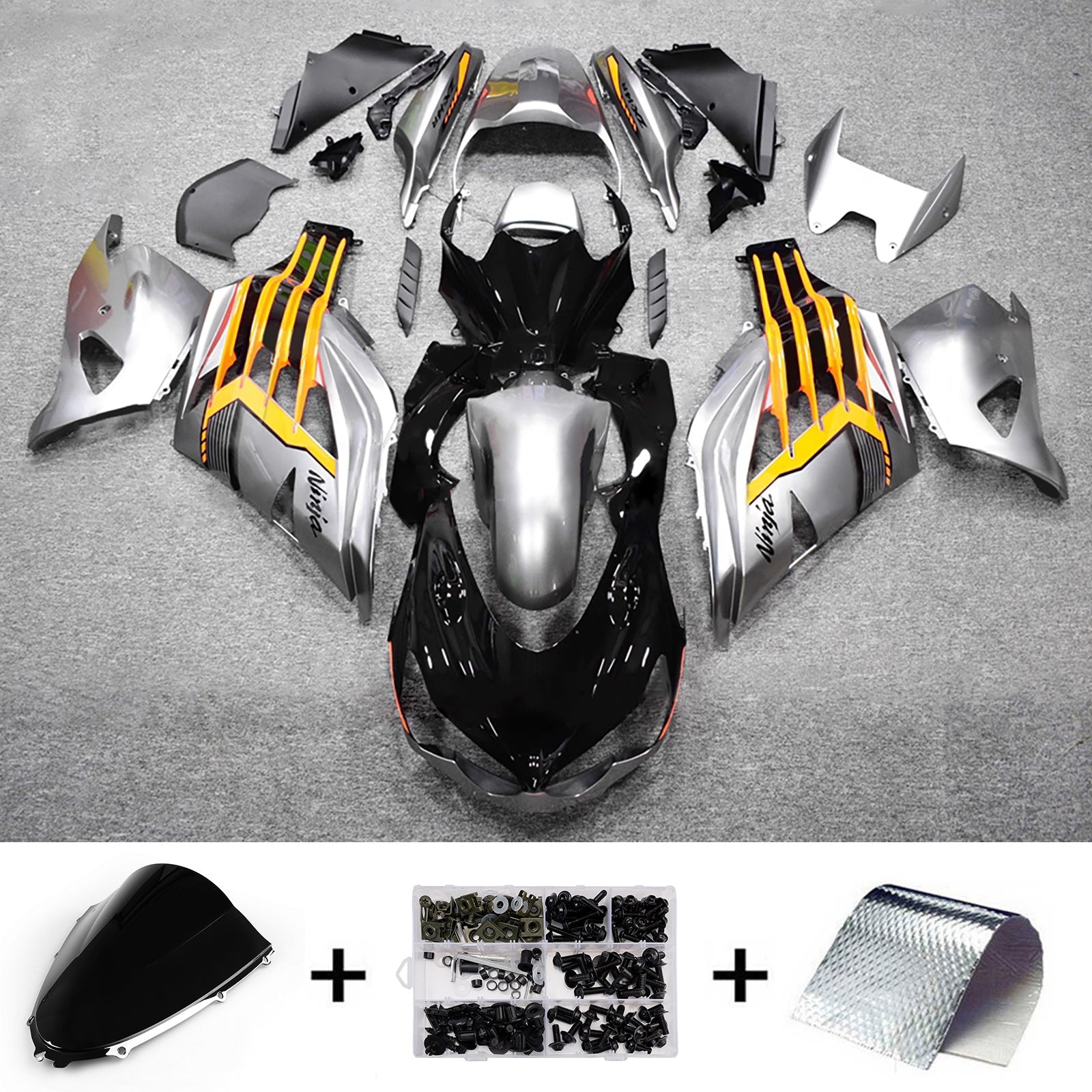 Injection Fairing Kit Bodywork fit For Kawasaki ZX14R ZZR1400 2012-2026