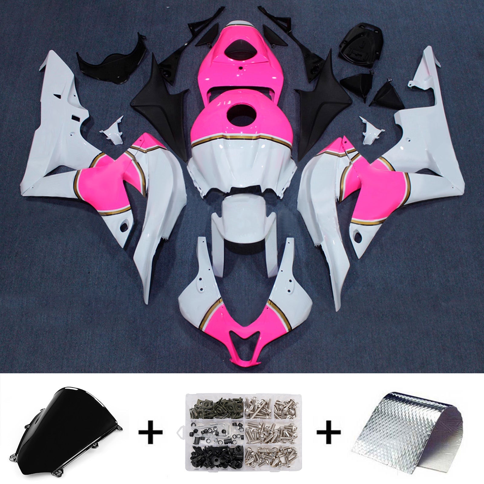 Injection Fairing Kit Bodywork Plastic ABS For Honda CBR600RR 2007-2008 F5