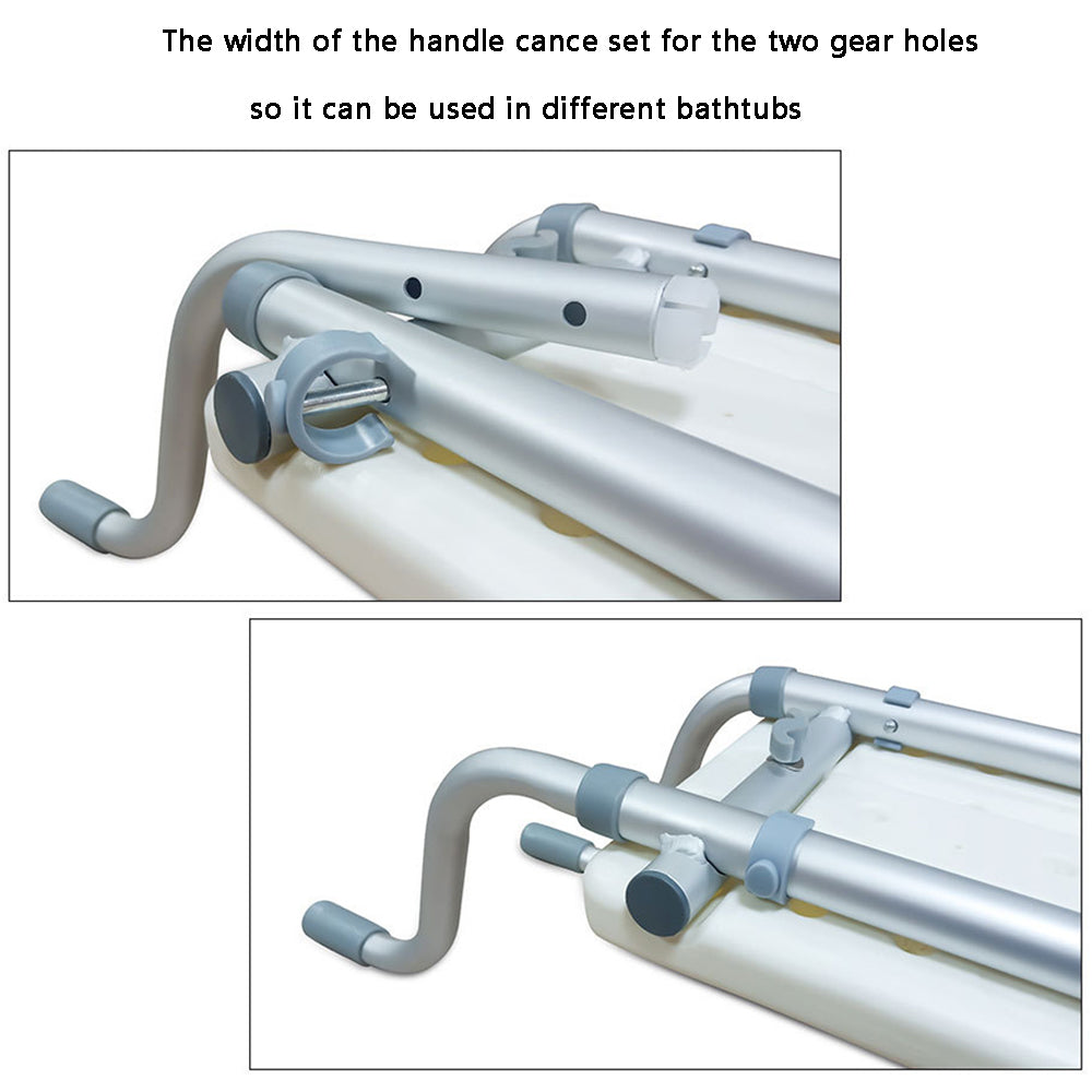 Adjustable Lightweight Suspended Bath Chair Mobility Aid Solution for Bathroom Safety
