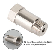 Fix Check Engine Light Eliminator Oxygen O2 Sensor Adapter M18x1.5 Bung 45mm