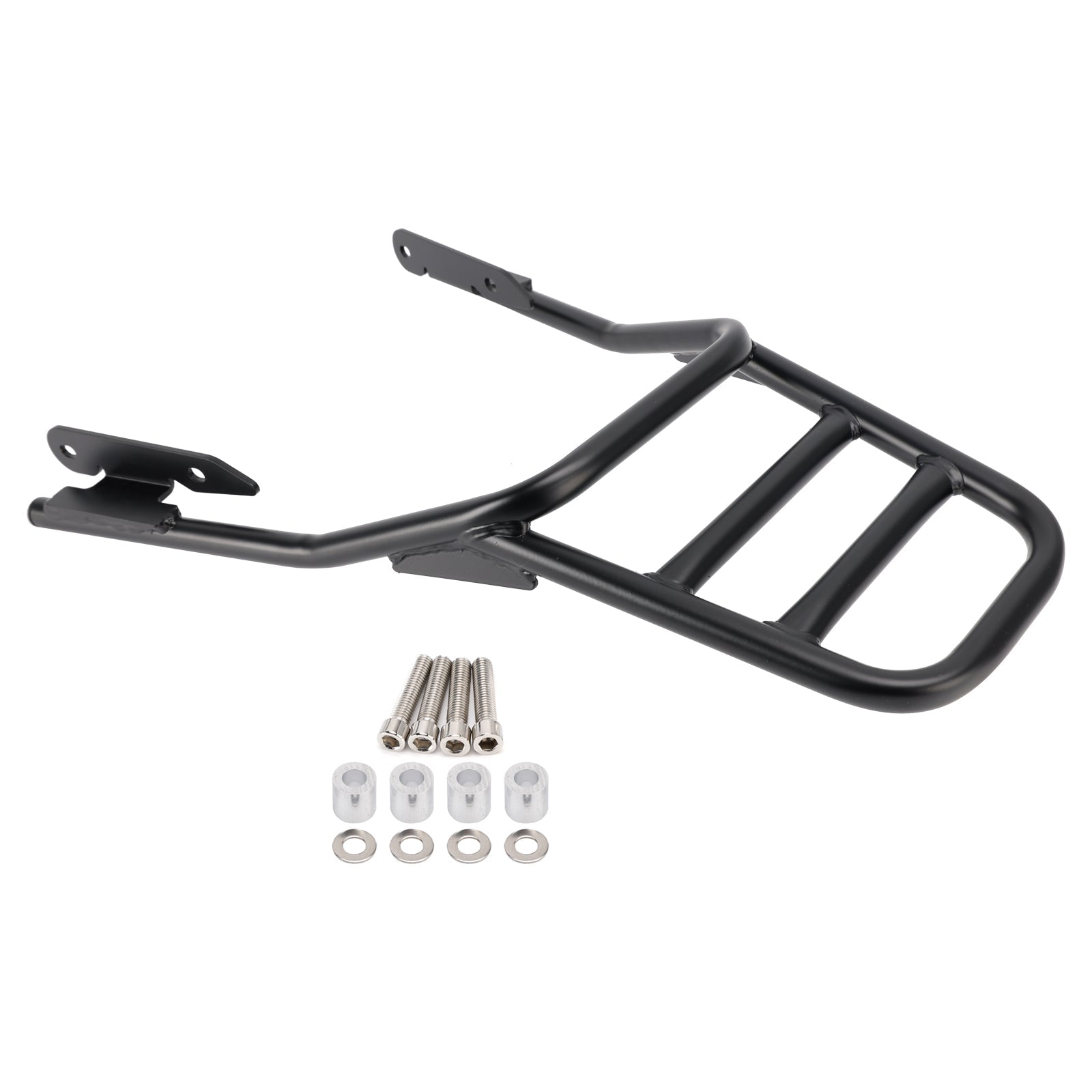 Black 19mm 6kg Rear rack tube type topcase carrier For trident 660 2021 2022 2023 2024 2025