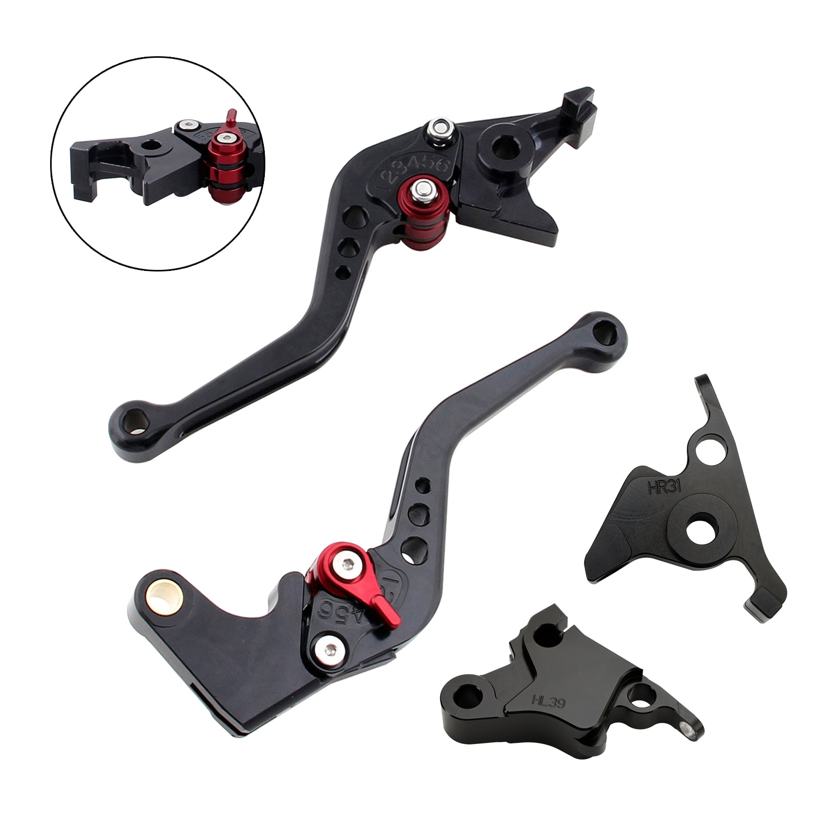 NEW Short Clutch Brake Lever fit for CFMOTO 450SS 450SR 21-23 450NK 23-24