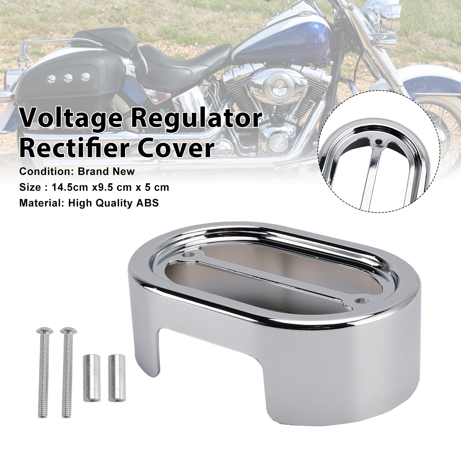 Voltage Regulator Rectifier Cover For Softail Breakout 2001-2017