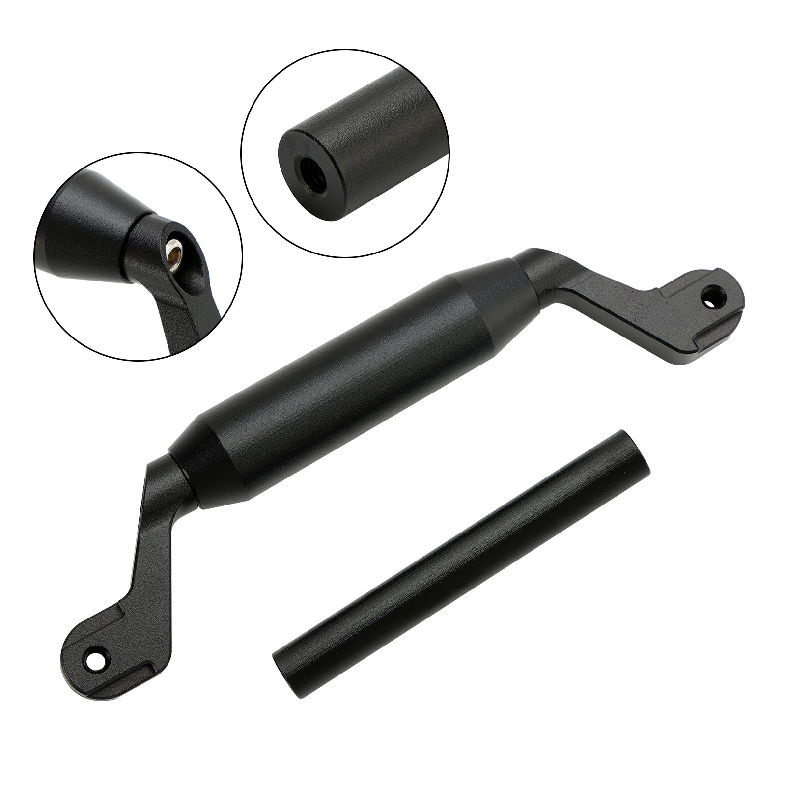 2022-2023 Triumph Tiger 1200 Navigation Bracket Phone Gps Bracket Extension Black