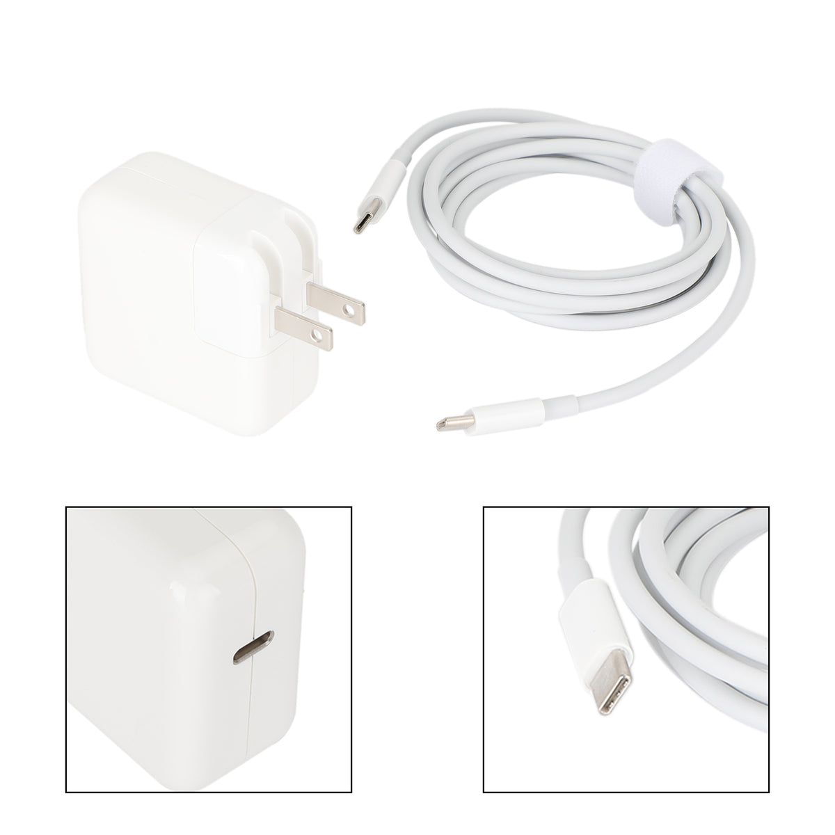 30W USB-C Power Adapter Charger Type-C Fit for Apple Macbook Air Pro Laptop US