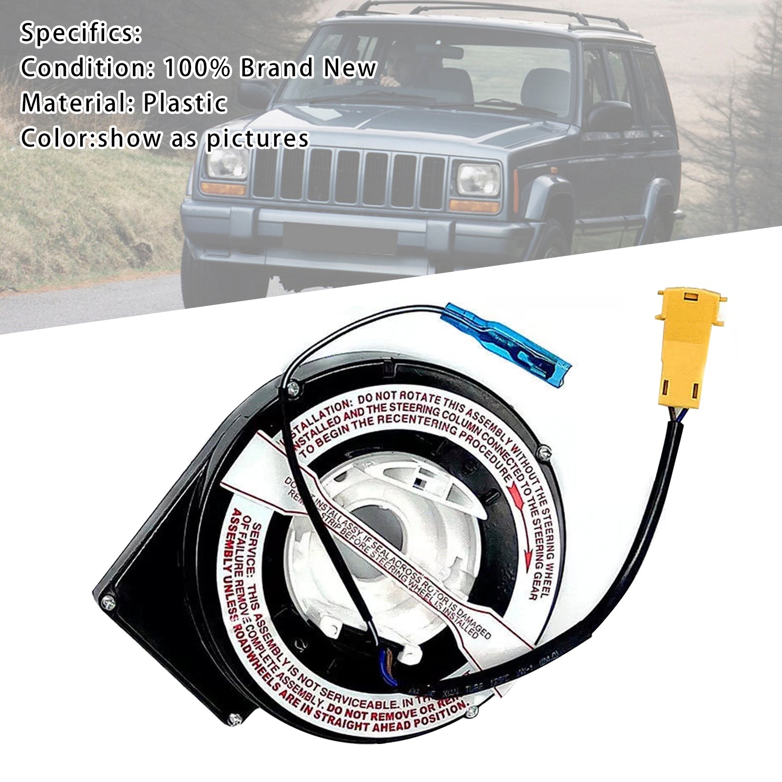 1997-2000/2002 Jeep Wrangler Steering Wheel Clock Spring 56009070