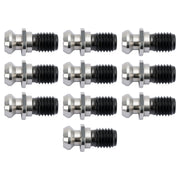 10 Pcs CAT40 45掳 0.740" Pull Stud Retention Knob Fits Mazak Fadal CNC Silver
