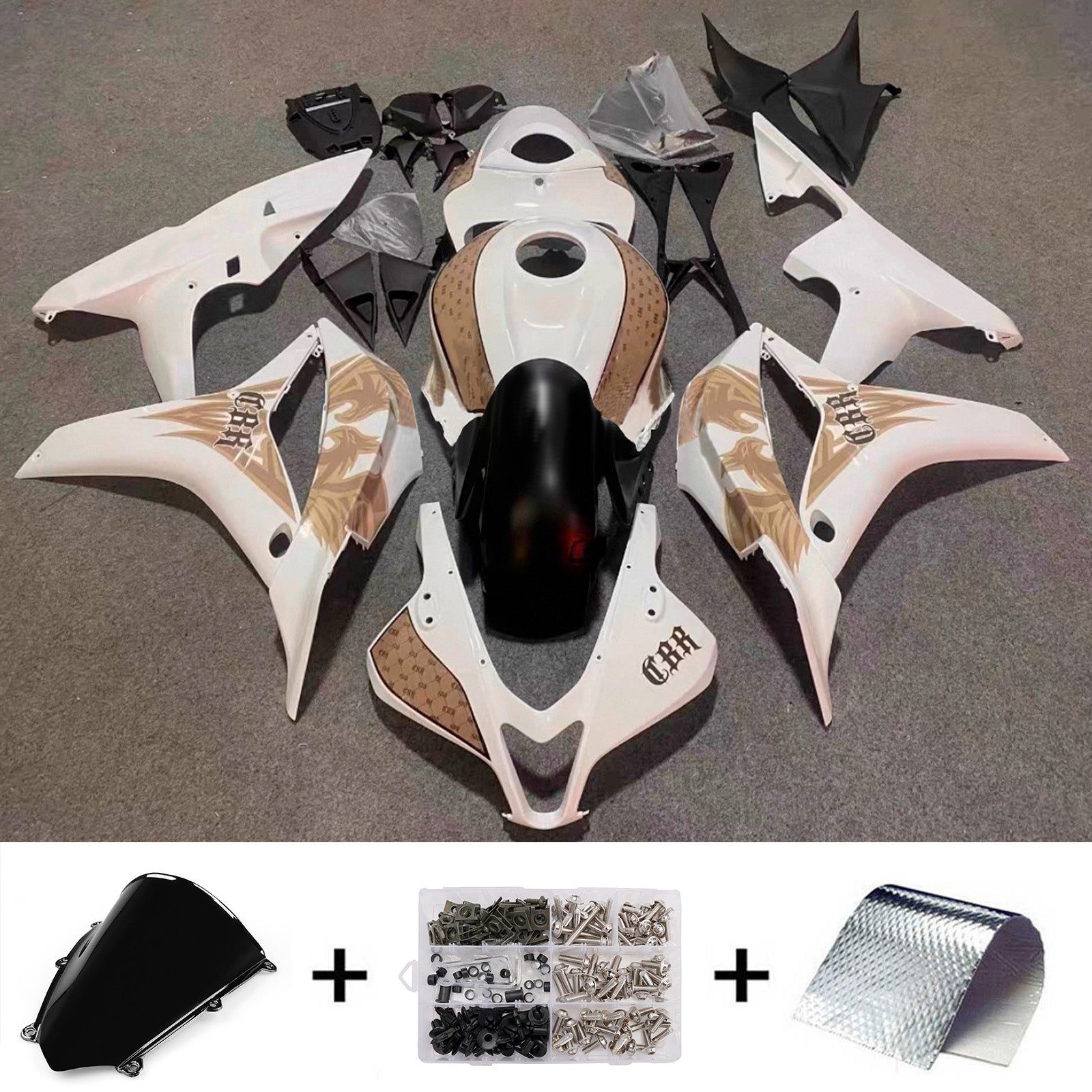 Injection Fairing Kit Bodywork Plastic ABS For Honda CBR600RR 2007-2008 F5