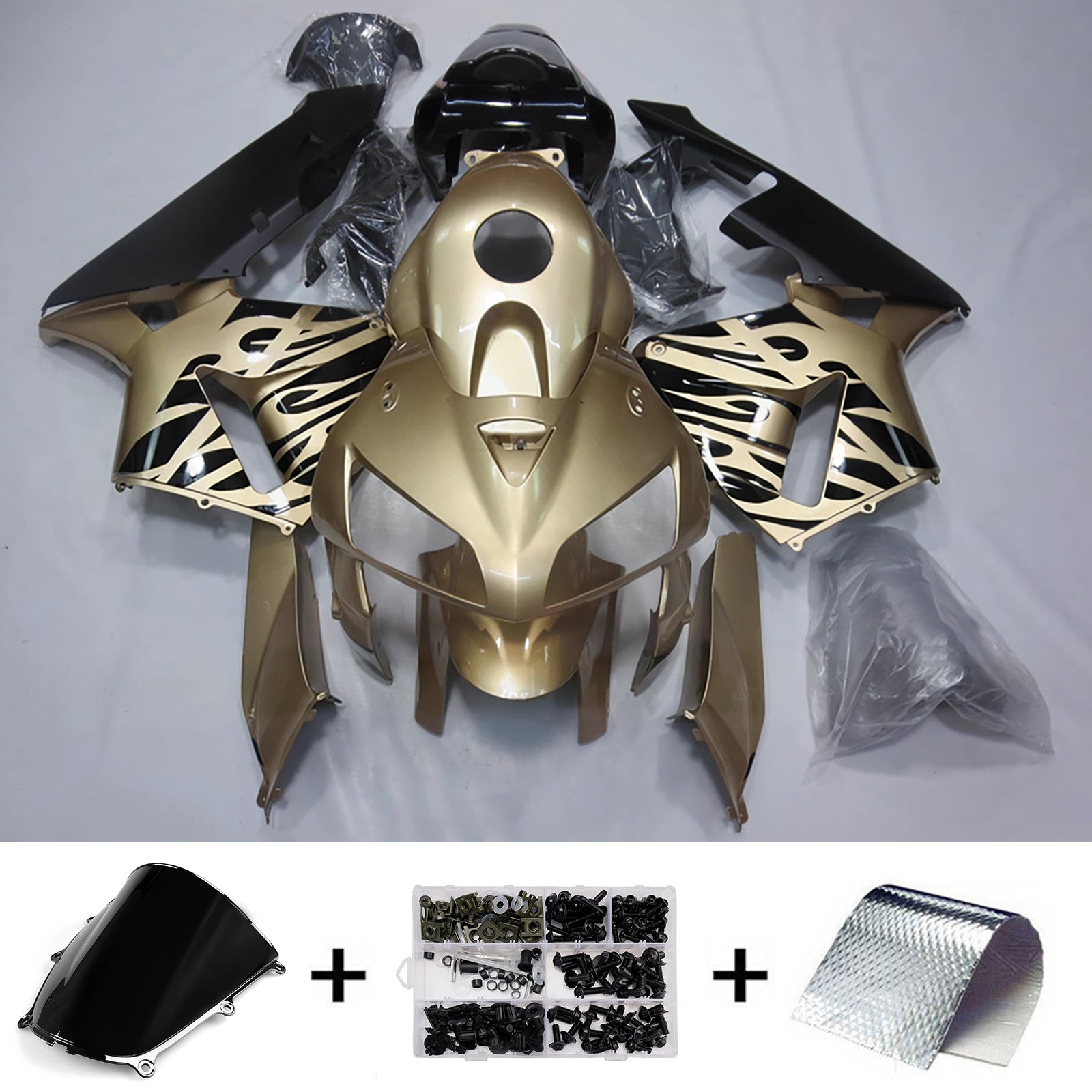 Injection Fairing Kit Bodywork Plastic ABS For Honda CBR600RR 2005-2006 F5