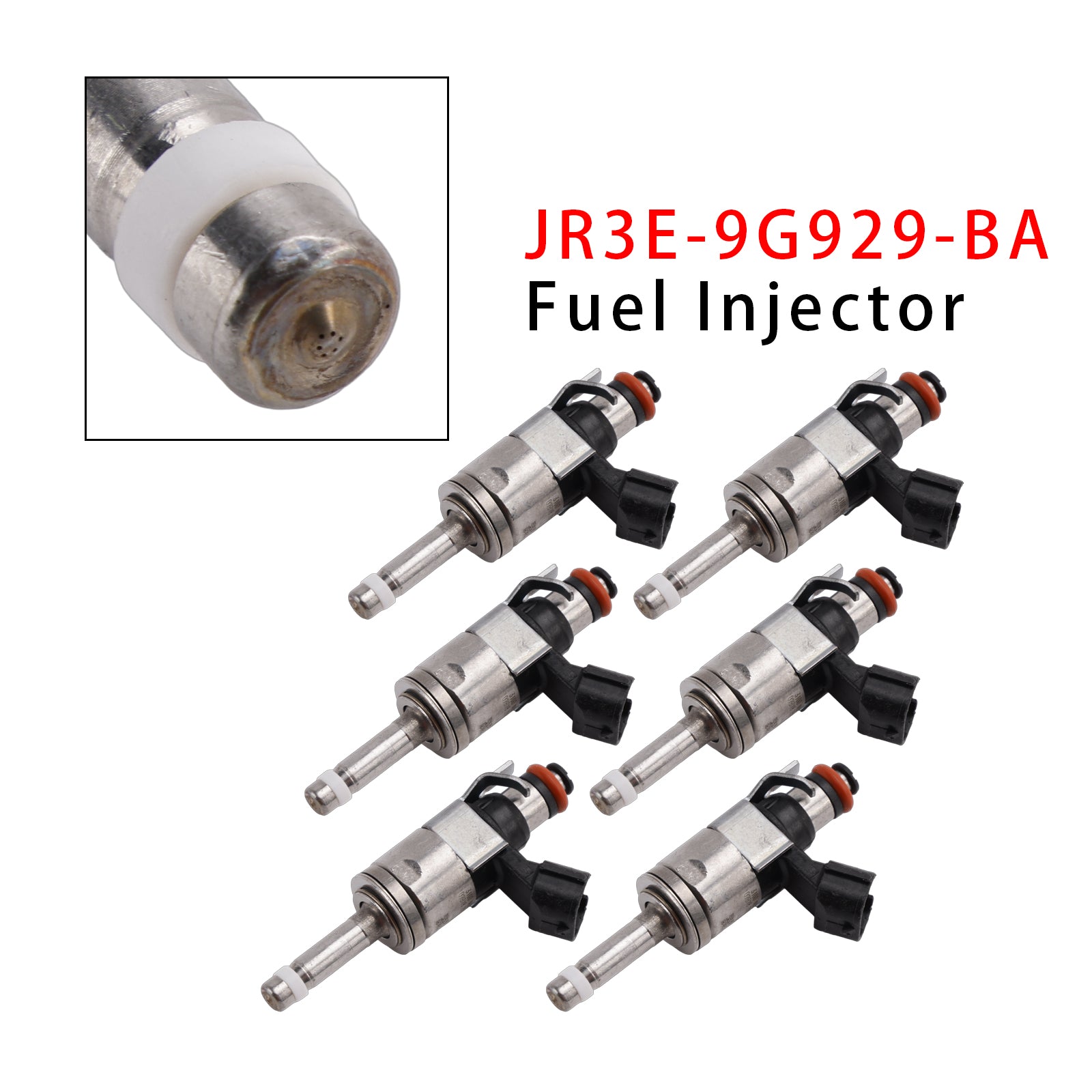 2018-2023 For Ford Lobo 5.0L 4951CC 302Cu.In. V8 GAS DOHC Naturally Aspirated 6PCS Fuel Injector CM5265