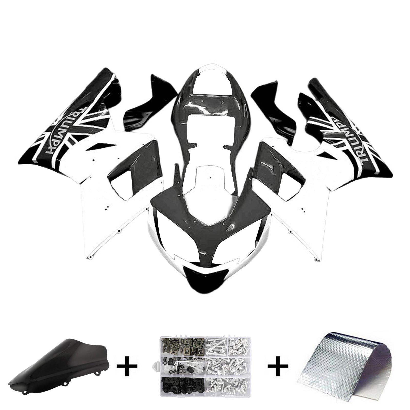 2002-2005 Triumph Daytona 600 650 Fairing Kit Bodywork Plastic ABS