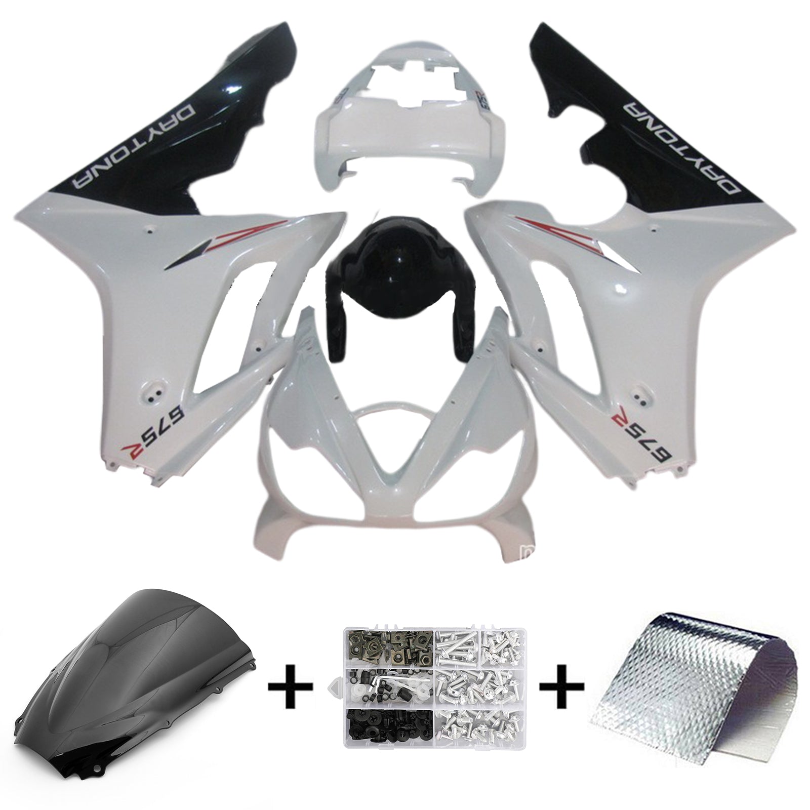 2006-2008 Triumph Daytona 675 Fairing Kit Bodywork Plastic ABS